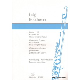 Boccherini L. Concerto In D (Barenreiter) Fl/Pno